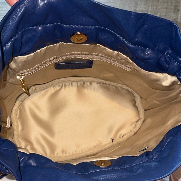Jennu Vegan Leather Bag Blue Women's Purse NWT - Picture 6 of 8